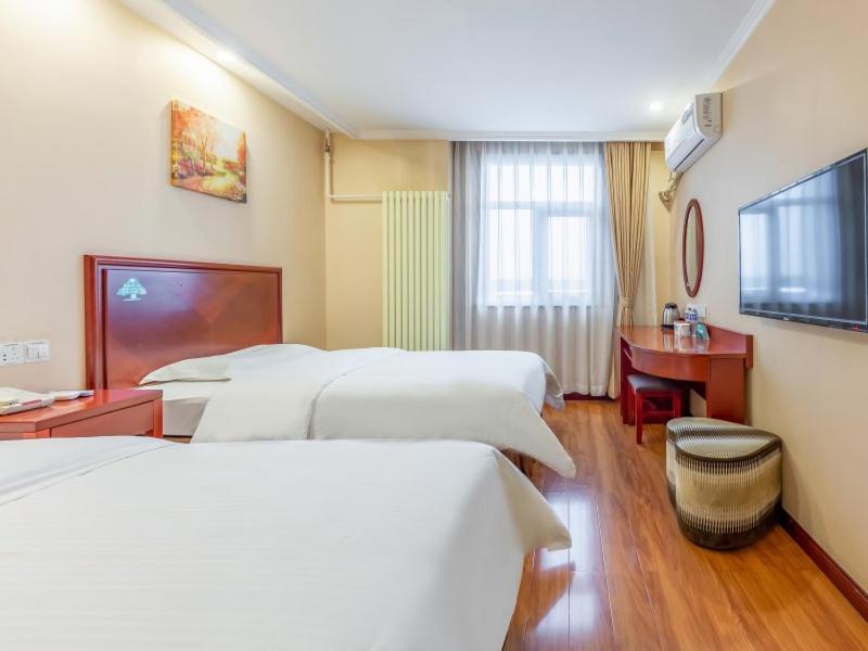 Greentree Inn Beijing Yanqing District Railway Station North Plaza South Caiyuan Hotel מראה חיצוני תמונה